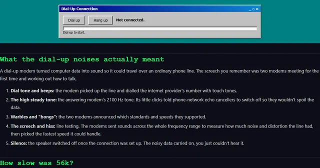 Dial-Up Simulator screenshot