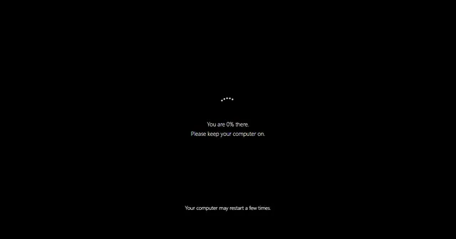 Fake Update Screen screenshot