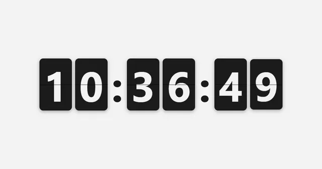Flip Clock screenshot